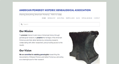 Desktop Screenshot of americanpomeroys.org